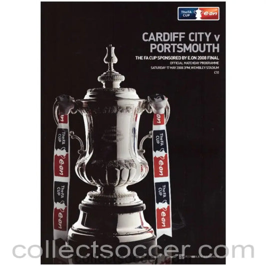 2008 FA Cup Final Football Programme Cardiff City v Portsmouth - Collect Soccer