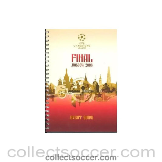 2008 Manchester United v Chelsea VIP Events Guide for the League Cup Final played in Moscow in 2008 given to UEFA