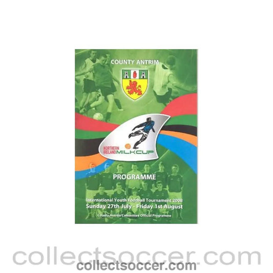 2008 Milk Cup Youth Tournament official programme - Collect Soccer