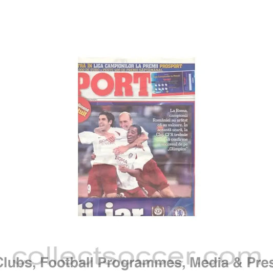 2008 - SFR Cluj vChelsea Newspaper Stadium Issue Programme 01/10/2008