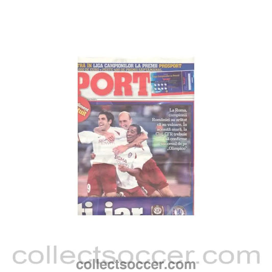 2008 - SFR Cluj vChelsea Newspaper Stadium Issue Programme 01/10/2008 - Collect Soccer