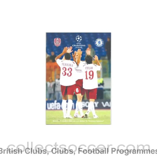2008 - SFR Cluj vChelsea Programme 01/10/2008