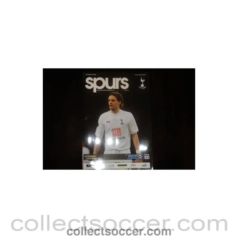 2008 - Tottenham Hotspur v Chelsea official programme 19/03/2008 - Collect Soccer