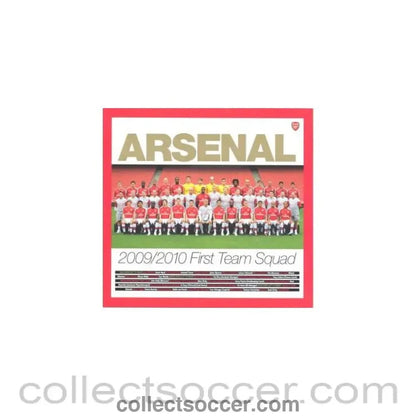 2009 - Arsenal 2009-2010 First Team Squad 29 player's cards and 1 team card - Collect Soccer