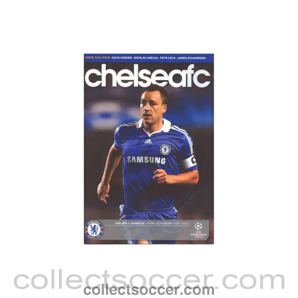 2009 - Chelsea v Juventus official programme 25/02/2009