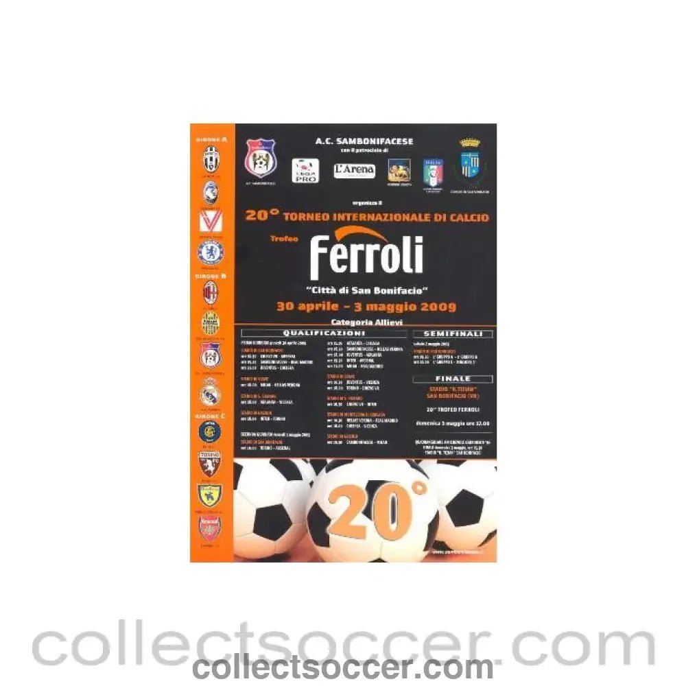 2009 - Chelsea Youth Team Tournament Italy 2009 A4 Poster - Collect Soccer