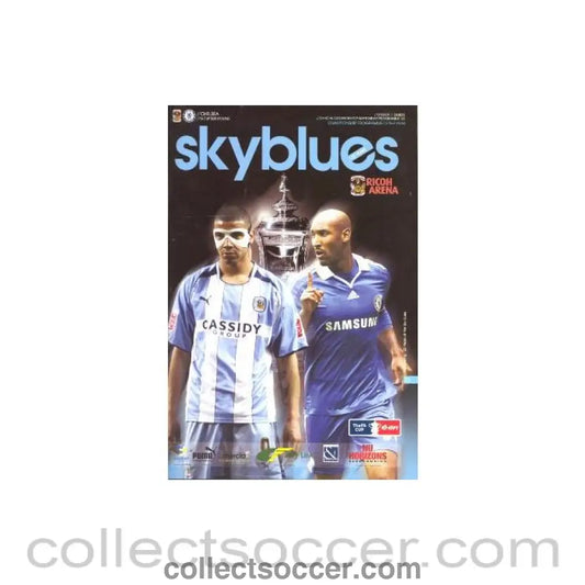 2009 - Coventry City v Chelsea official programme 07/03/2009 FA Cup Quarter Final