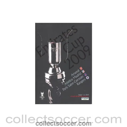 2009 - Emirates Cup - Arsenal, Atletico Madrid, Paris Saint - Germain and Glasgow Rangers official programme 01/08/2009 - Collect Soccer