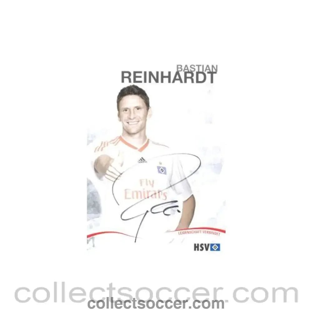 2009 - Hamburg Bastian Reinhardt originally signed card of Season 2009-2010 - Collect Soccer