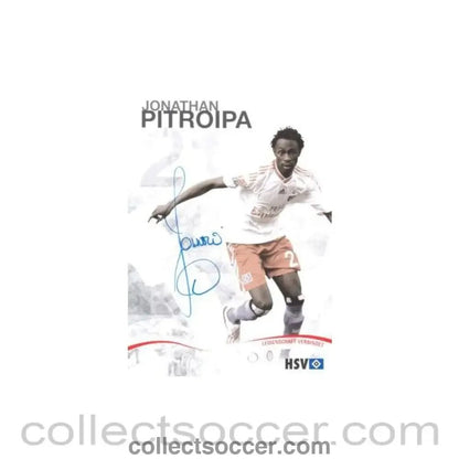 2009 - Hamburg Jonathan Pitroipa originally signed card of Season 2009-2010 - Collect Soccer