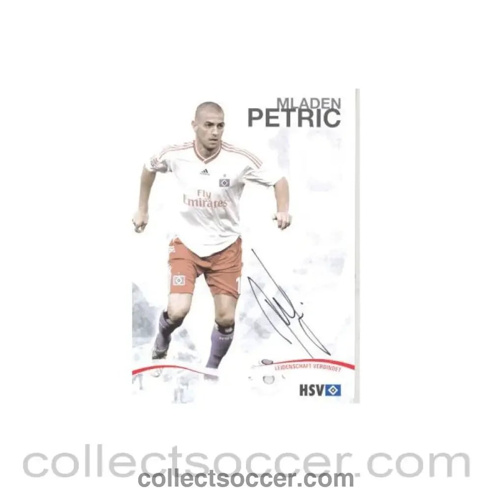 2009 - Hamburg Mladen Petric originally signed card of Season 2009-2010 - Collect Soccer