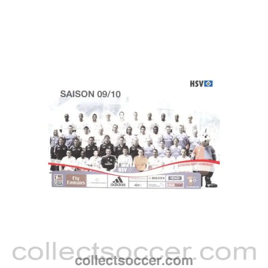 2009 - Hamburg Team card of Season 2009-2010