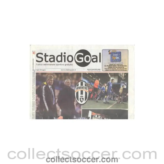 2009 - Stadio Goal official programme given out at the game in Turin between Juventus andChelsea on 10/03/2009