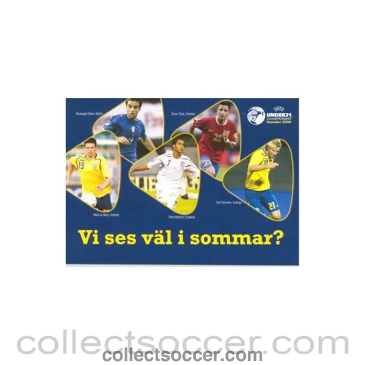 2009 - UEFA Under 21 Championship in Sweden 2009 Germany v England postcard
