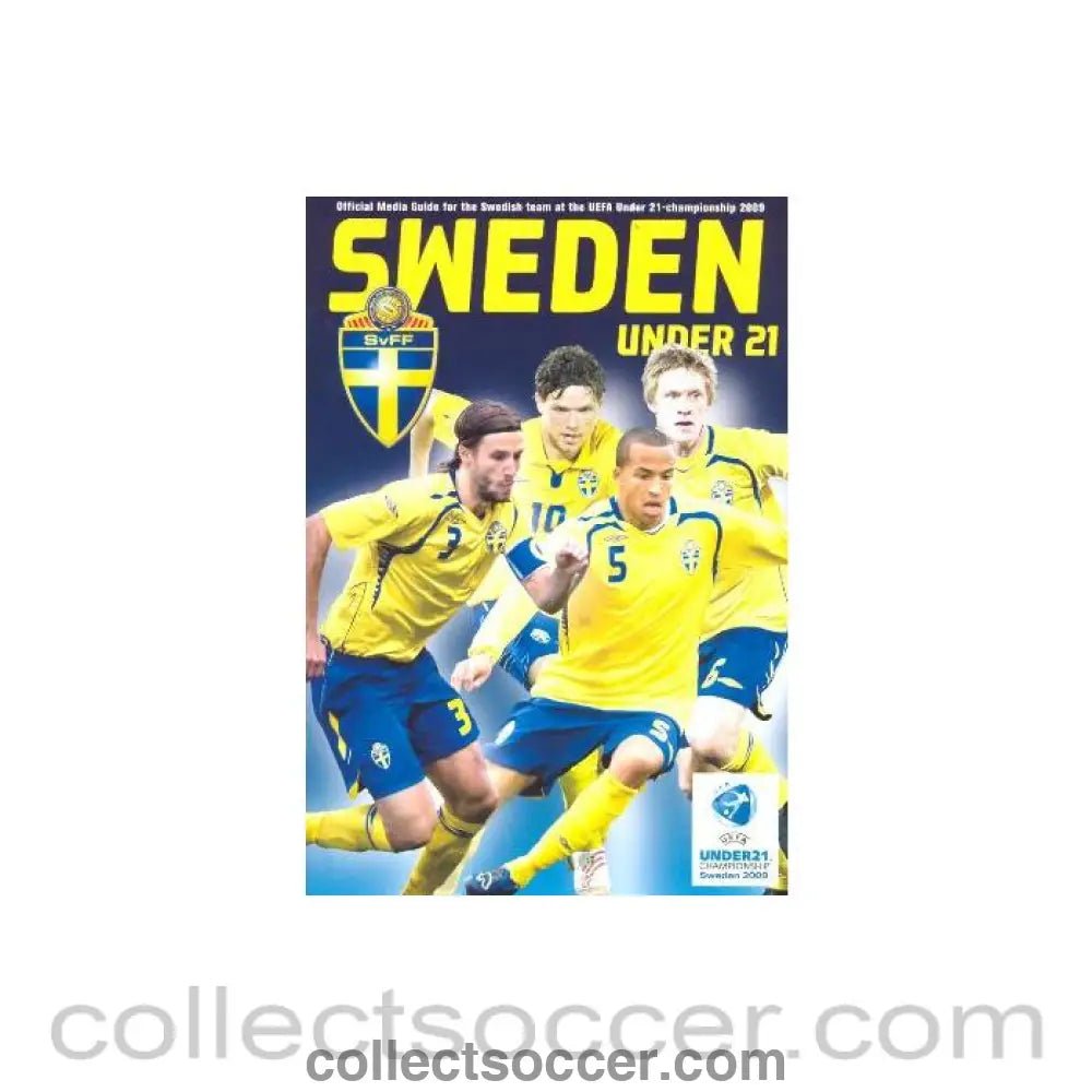 2009 Under 21 Championship in Sweden official programme - Collect Soccer