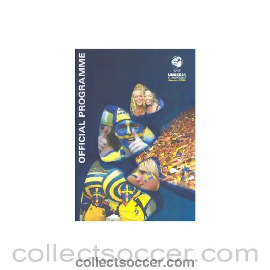 2009 Under 21 Championship in Sweden official programme of the youth tournament - Collect Soccer