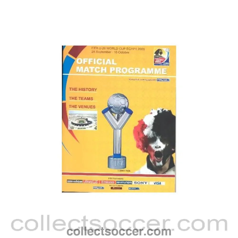 2009 World Cup in Egypt U20 official programme - Collect Soccer