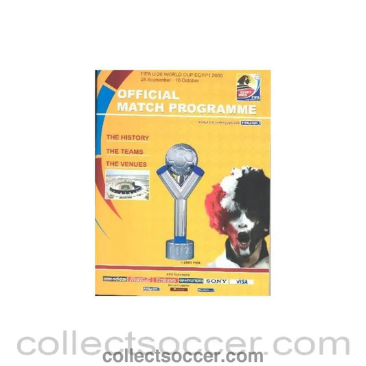 2009 World Cup in Egypt U20 official programme - Collect Soccer