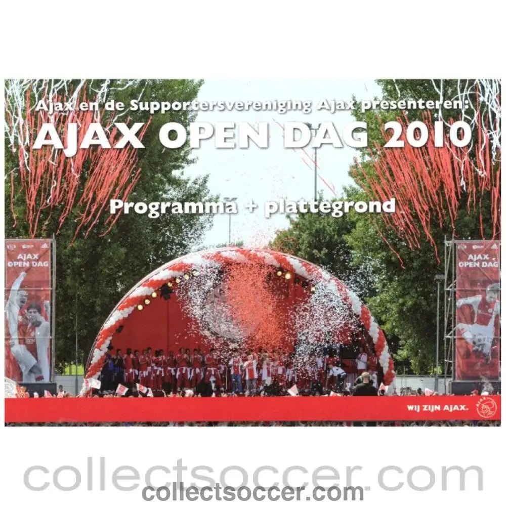 2010 Ajax v Chelsea Open Day Football Programme Rare - Collect Soccer