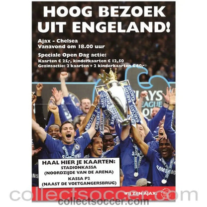 2010 Ajax v Chelsea Open Day Football Programme Rare - Collect Soccer