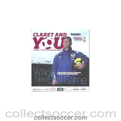 2010 - Burnley vChelsea official programme 30/01/2010 - Collect Soccer