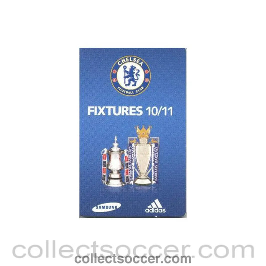 2010 - Chelsea Fixtures 2010-2011