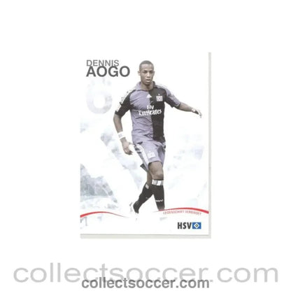 2010 - Dennis Aogo Hamburg player card 2010-2011 - Collect Soccer