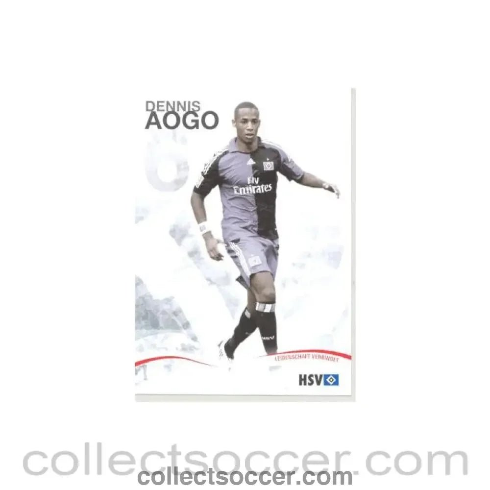 2010 - Dennis Aogo Hamburg player card 2010-2011 - Collect Soccer