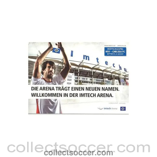 2010 - Hamburg v Chelsea Match Postcard 04/08/2010
