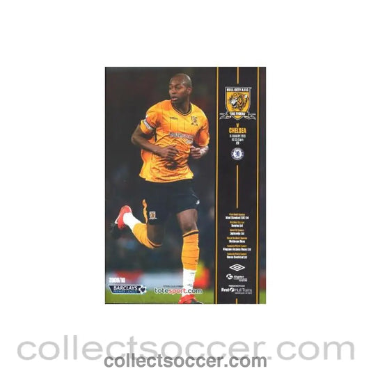 2010 - Hull City v Chelsea official programme 09/01/2010 postponed match - Collect Soccer