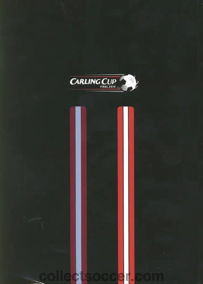 2010 League Cup Final Programme Aston Villa v Manchester United - Collect Soccer