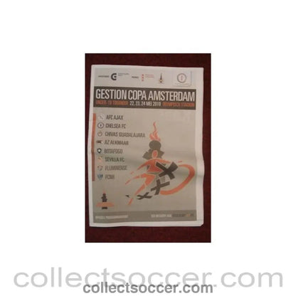 2010 - The Youth Tournament Amsterdam 22, 23 and 24 May 2010 newspaper - like official programme - Collect Soccer