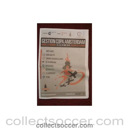 2010 - The Youth Tournament Amsterdam 22, 23 and 24 May 2010 newspaper - like official programme - Collect Soccer
