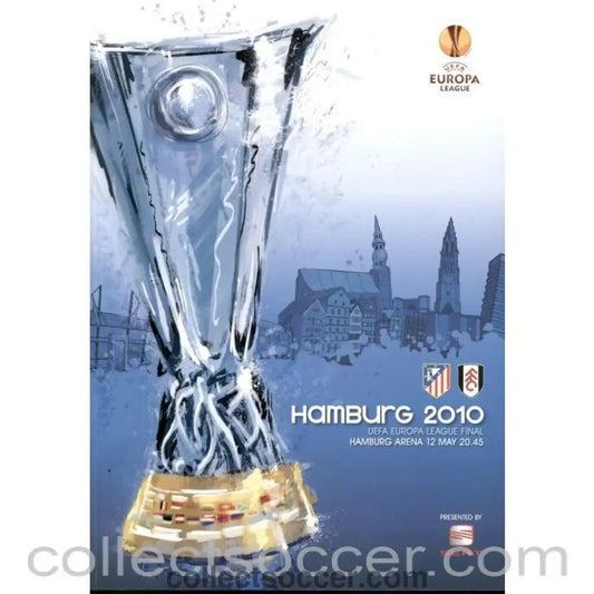 2010 UEFA Cup Final Programme Atletico Madrid v Fulham - Collect Soccer