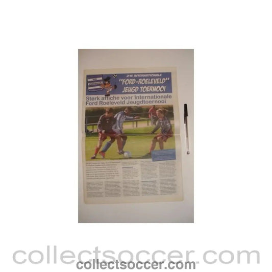 2010 - VSV Vreeswijk Youth Tournament May 2010 official newspaper - like programme - Collect Soccer