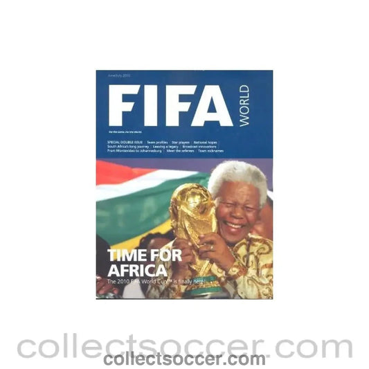 2010 World Cup FIFA World magazine with a poster - Collect Soccer