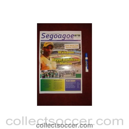 2010 World Cup Segoagoe newspaper, produced for Rustenburg - Collect Soccer