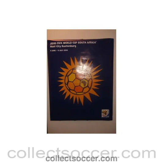 2010 World Cup South Africa Poster Host City Rustenburg