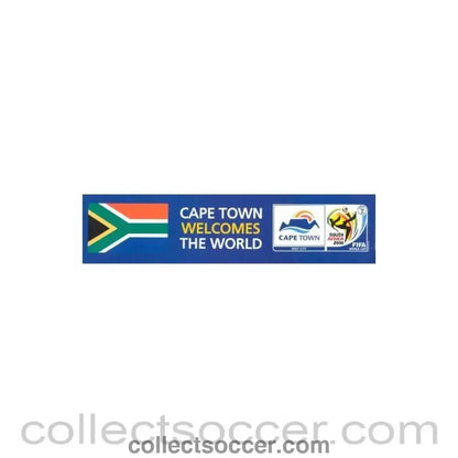 2010 World Cup sticker Cape Town Welcomes The World - Collect Soccer