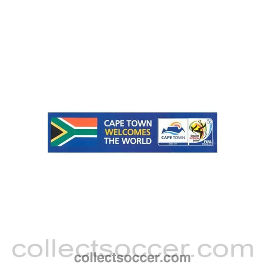2010 World Cup sticker Cape Town Welcomes The World