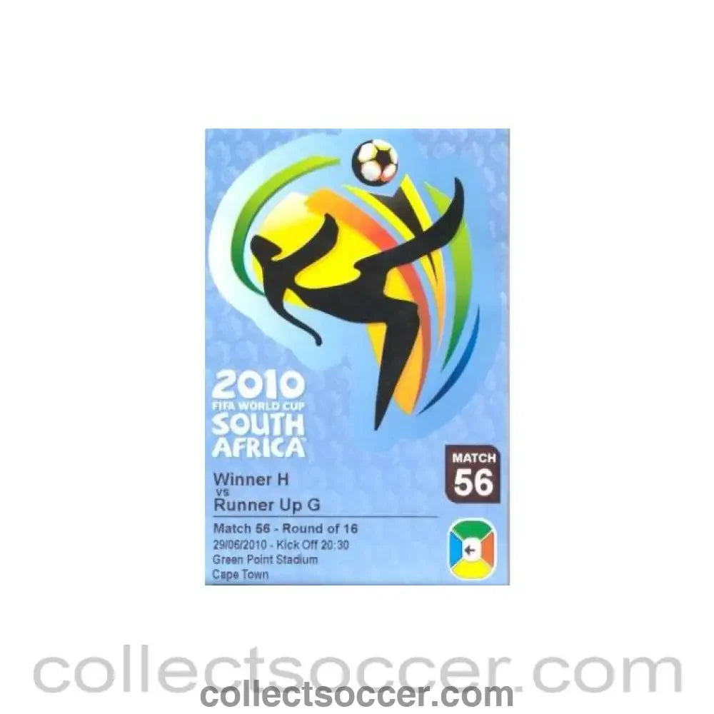 2010 World Cup ticket Match 56 Spain v Portugal 29/06/2010
