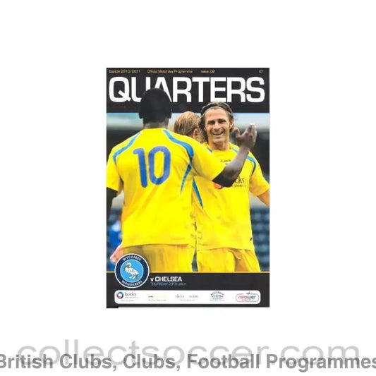 2010 - Wycombe Wanderars vChelsea official programme 29/07/2010