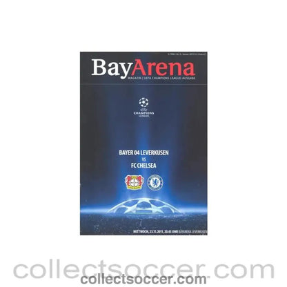 2011 - Bayer Leverkusen v Chelsea official programme 23/11/2011 Champions League - Collect Soccer