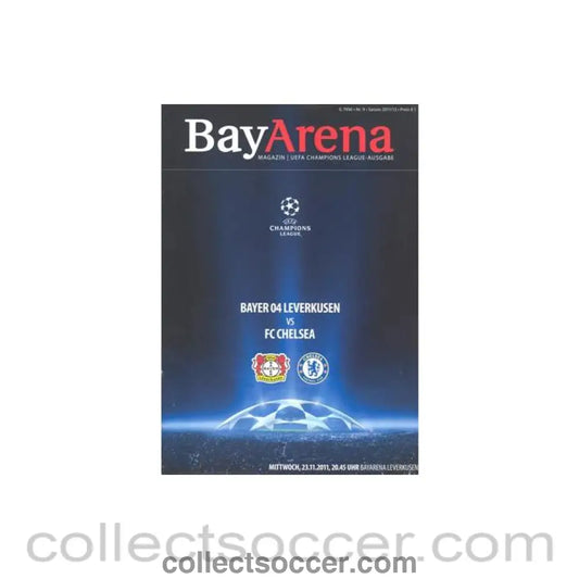 2011 - Bayer Leverkusen v Chelsea official programme 23/11/2011 Champions League