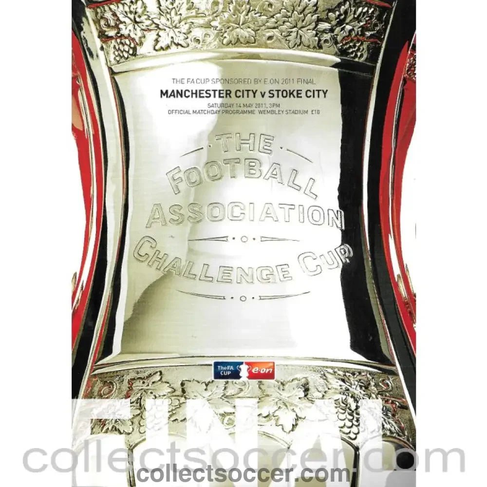 2011 FA Cup Final Programme Manchester City v Stoke City - Collect Soccer