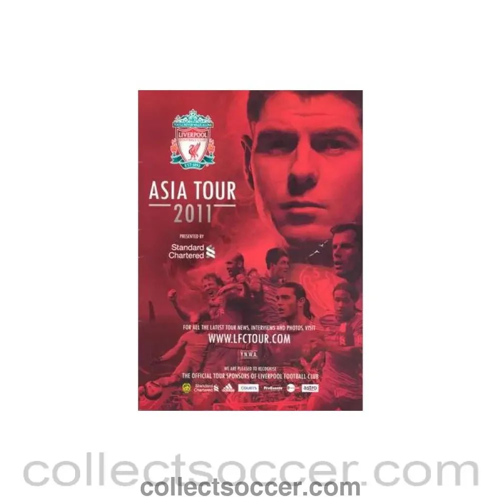2011 - Liverpool Asia Tour 2011 official programme - Collect Soccer
