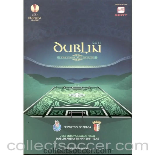 2012 - 2011 UEFA Cup Final Programme Porto v Braga - Collect Soccer