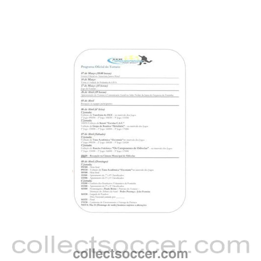 2012 - 31th International Youth Tournament In Portugal April 2012 schedule - Collect Soccer