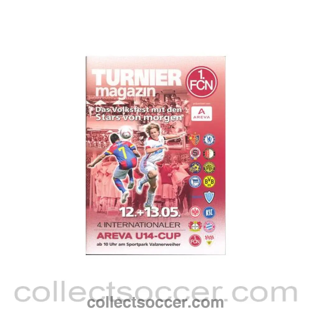2012 - AREVA U14 Cup 2012 Youth Tournament official programme - Collect Soccer