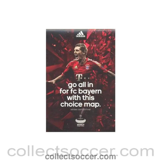 2012 Champions League Final Chelsea v Bayern Munich 19/05/2012 Bayern Choice red map - Collect Soccer